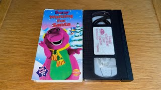 Opening & Closing To Barney: Waiting For Santa 1996 VHS