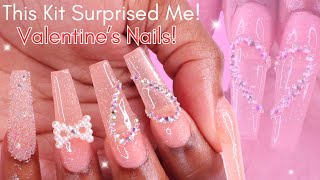 Affordable Jelly Polygel Nails: Valentine’s Design + Honest Kit Review