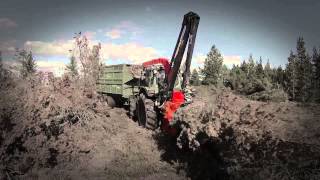 TP 400 COMPACT K - Crane Wood Chipper for Professional Forestry