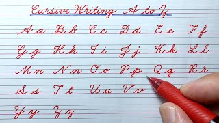 Cursive writing a to z | Cursive letters abcd | Cursive writing abcd | Cursive handwriting practice