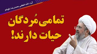 تمامی مردگان حیات دارند - آیت الله العظمی محمدرضا نکونام