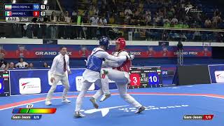 218 Quarterfinals MEN M +80KG IRI ABBASI POUYA A  MEX SANSORES C