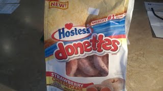 NEW Hostess ❤ Strawberry Cheesecake donettes!🍓🍰🍩