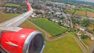 Jet2 Boeing 737-300 POWERFUL Takeoff from Jersey Airport!