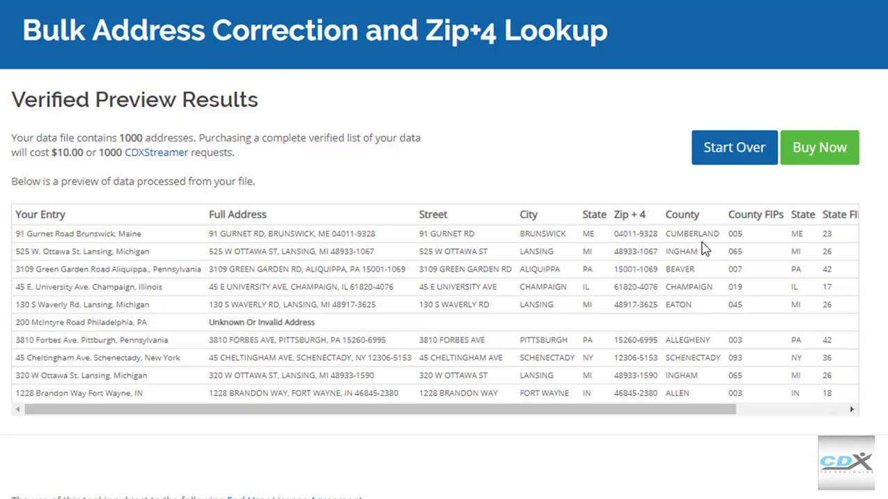 Online Tool For Address Correction, ZIP Code Lookup - YouTube