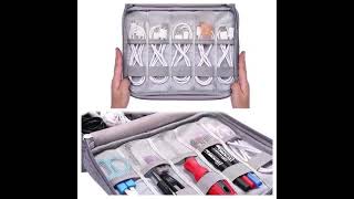 671) 数据线收纳包(黑/蓝/灰/紫)(Multipurpose Carry Case) RM16.90