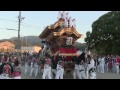 2014.10.18 土 ・建水分神社・だんじり「長坂」〈宮出〉（大阪府千早赤阪村）