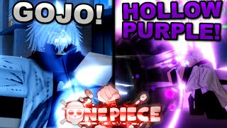 Becoming The Strongest Sorcerer SATORU GOJO In A One Piece Game... Here's What Happened!