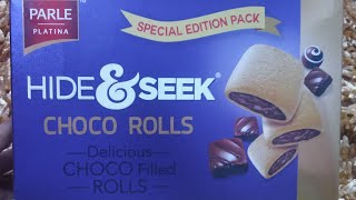 Parle Hide \u0026 Seek Choco Rolls / Delicious Choco Filled Rolls/ Special Edition Pack /Choco Rolls