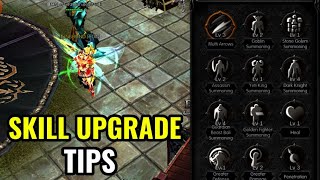 MU MONARCH SEA | SKILL UPGRADE TIPS