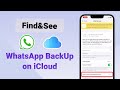 How to Find/See WhatsApp Backup on iCloud [Can't See]