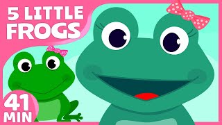 Nursery Rhymes for Kids! Five Little Speckled Frogs + More Kids Songs