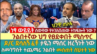 ጉልበተኛው ህግ የፀደቀበት ሚስጥር | ዶ/ር ደሳለኝ ፈቶ ታዬን ማሰር ዘረኝነት ነው | ለመንግስት ተጨማሪ ጉልበት መስጠት ስህተት ነው