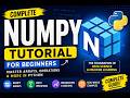 🚀 NumPy Tutorial for Beginners | Master Arrays, Indexing, Slicing & Broadcasting in Python