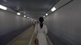 やまぐち映像図鑑 NO.106 関門トンネル人道［下関市］ | Kanmon Pedestrian Tunnel [ Shimonoseki-city ]