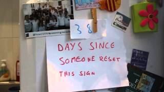 38 days since sign reset