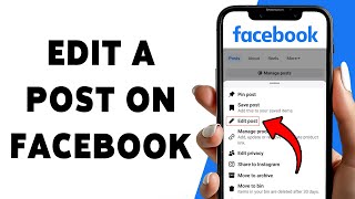How To Edit A Post On Facebook | Update Post On Facebook Timeline 2025