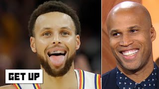 Richard Jefferson marvels at Steph Curry's highlights in his return to the Warriors | Get Up