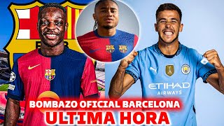 🚨BAMBAZO DEL BARCELONA, FICHAJE OFICIAL 25 MILLONES - DOKU O NKUNKU, FICHAJE DE ULTIMA HORA