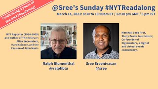 #NYTReadalong | Ralph Blumenthal, NYT Reporter (1964-2009)