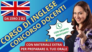 VIDEOCORSO CONCORSO DOCENTI (Da 0 a B2)