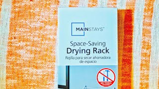 Good Save. Mainstays Space Saving Folding Drying Rack Unboxing + First Impression's
