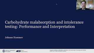 UEG Breath Test Guidelines 3   Johann Hammer   Carbohydrate malabsorption and intolerance testing Pe