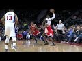 Reggie Jackson No-Look Pass Leads to Andre Drummond Dunk | 12.06.16