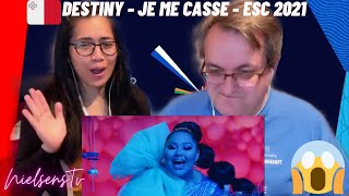 🇩🇰NielsensTv REACTS TO 🇲🇹Destiny - Je me Casse - Eurovision 2021- OMG! THIS IS REALLY GOOD😱💕👏