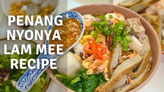 Penang Nyonya Lam Mee Recipe (Birthday Noodle)