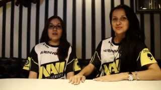 Interview with Na`Vi.Ladies @ Female Dota 2 tournament (with English subtitles)