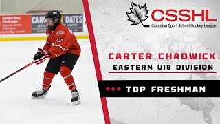 Carter Chadwick (OHO U18) Top Freshman - Eastern U18 Division