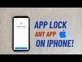 How to LOCK APPS on Iphone | App lock for iPhone (NEW) 2024