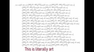 Rick Astley - Never Gonna Give You Up except it's a mathematical function