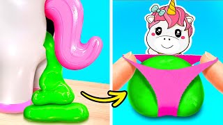 She Made a Unicorn Squishy?! 🦄💖 *Rich vs Poor Fidgets*