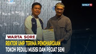 REKTOR UMP TERIMA PENGHARGAAN TOKOH PEDULI MUSISI DAN PEGIAT SENI