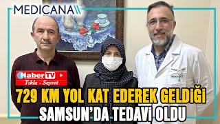 729 km yol kat ederek geldiği Samsun'da tedavi oldu - Samsun Haber - Samsun Haber Gazetesi