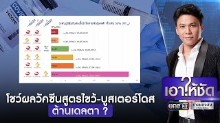 โชว์ผลวัคซีนสูตรไขว้-บูสเตอร์โดส ต้านเดลตา ? | เอาให้ชัด | ข่าวช่องวัน