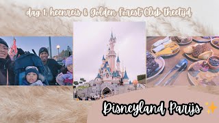 Disneyland Parijs met het gezin ✨ | Simpeler leven 🍃 | Dag 1: Heenreis \u0026 Golden Forest Club Theetijd