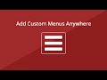 Add Custom Menus to Thrive Landing Pages