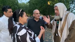 arab couple Received Reality check on their Belief| sheikh Hazm | speakers corner