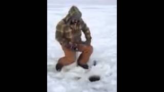 Bill the Packer Fan: Ice Fishing