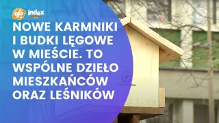 wZielonej.pl - Nowe karmniki i budki lęgowe w mieście. To wspólne dzieło mieszkańców oraz leśników