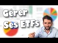 Comment gérer son portefeuille d'ETFs?