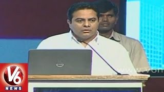 IT Minister KTR presentation on Digital Telangana at Metropolis conference