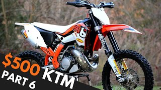 How To Flip Dirt Bikes for Profit / KTM Build Part 6 - I Made $1000