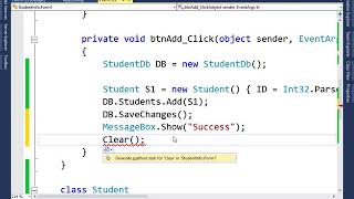 Entity Framework Code First :Part-2