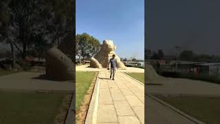 Nandi@ Lepakshi(AP)❤️   The Lepakshi Nandi is made out of single granite.