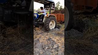 Swaraj 744 XT tractor stant in Panjabi 🚜 modified status ❤️ Panjabi tractor #tractorvideo #shorts