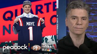 New England Patriots 'need to hit' with Drake Maye selection | Pro Football Talk